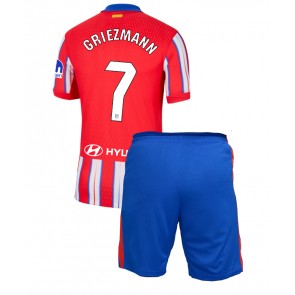 Billiga Atletico Madrid Antoine Griezmann #7 Hemmatröja Barn 2024-25 Kortärmad (+ Korta byxor)